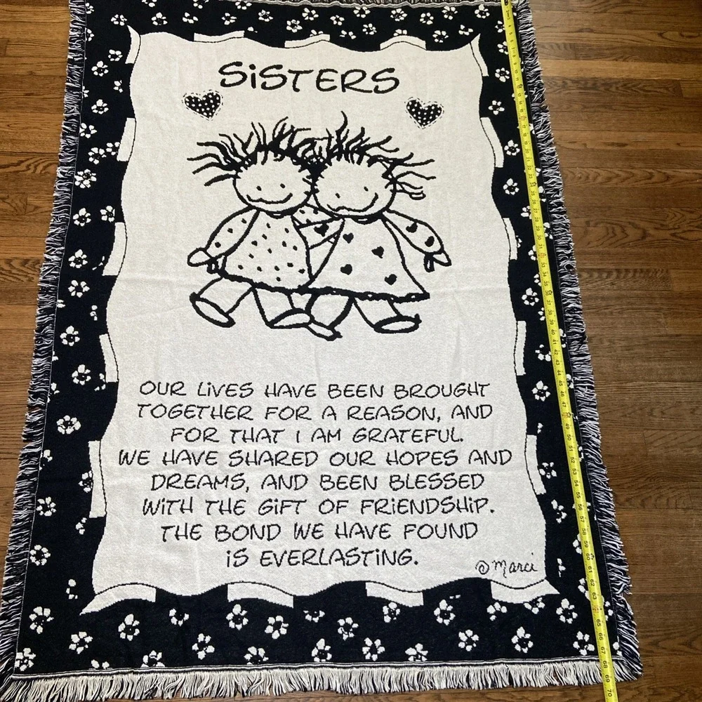 Sisters in Spirit AND Sisters Marci Children of the Inner Light Tapestry Blanket